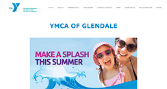 Desktop Screenshot of glendaleymca.org